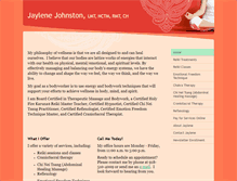 Tablet Screenshot of jaylenejohnston.com